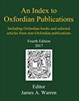 Index to Oxfordian Publications